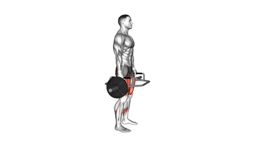 نحوه صحیح اجرای حرکت اسکات با هگزابار در باشگاه