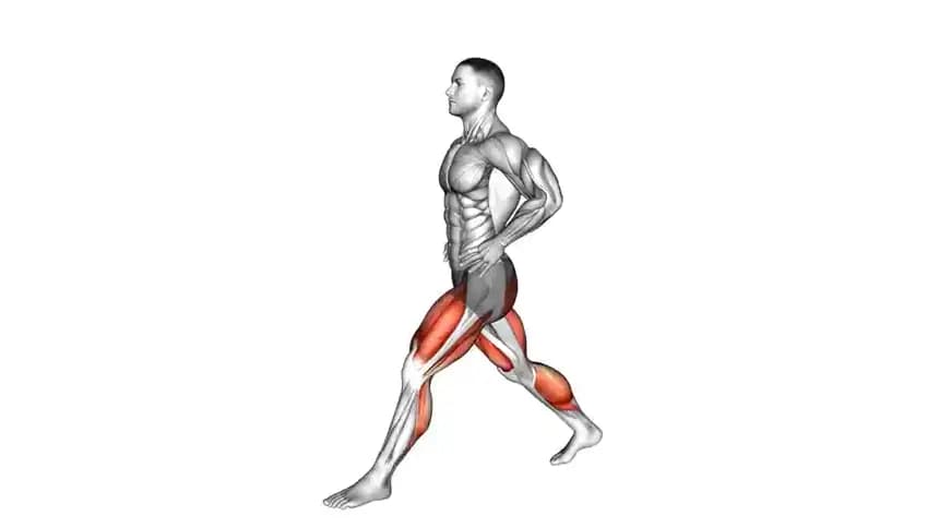 فردی در حال اجرای حرکت پرش شافل (Shuffle Hops) به طرفین در حالت نیمه نشسته