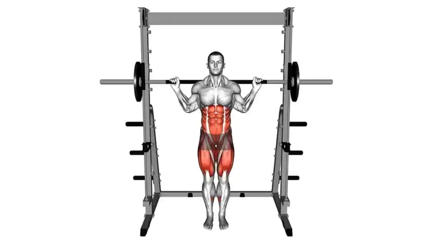 نحوه اجرای صحیح حرکت لانژ کرتسی با دستگاه اسمیت در باشگاه