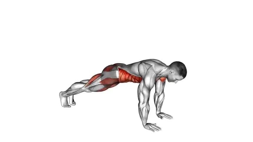 آموزش تصویری حرکت شنا آزتک (Aztec Push-up) در سه مرحله: شروع، پرش و فرود.
