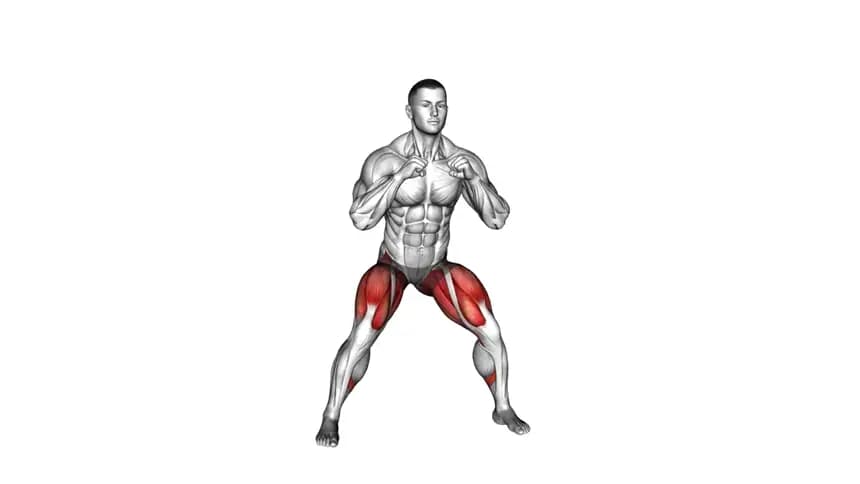 مردی در حال انجام حرکت ضربه پاشنه به پاشنه برای تقویت عضلات شکم