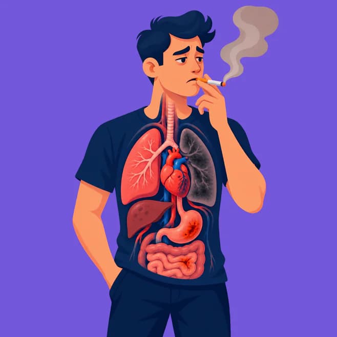 سیگار با بدن چه می کند؟