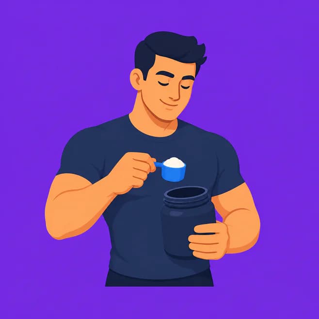 چقدر کراتین برای رشد عضلات بخورم؟